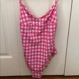 Jcrew gingham bathing suit